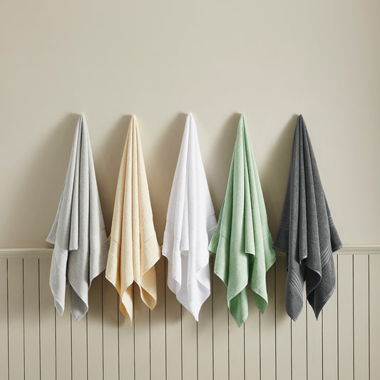 6-Piece Cotton Bath Towel Set - Cooper Collection