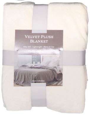 Solid Velvet Plush Blanket