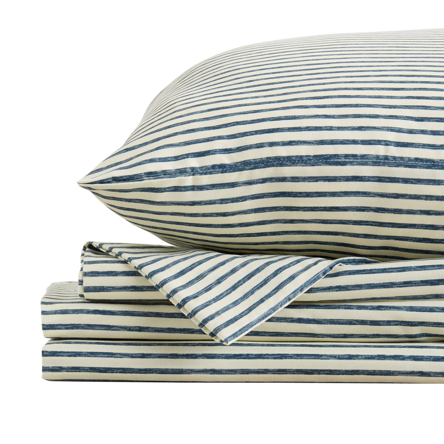 Striped Microfiber Sheet Set