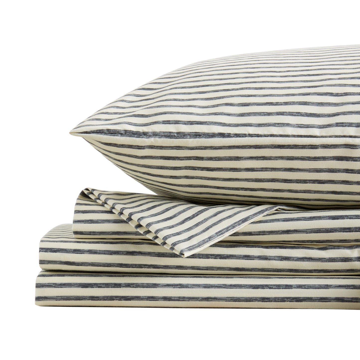 Striped Microfiber Sheet Set