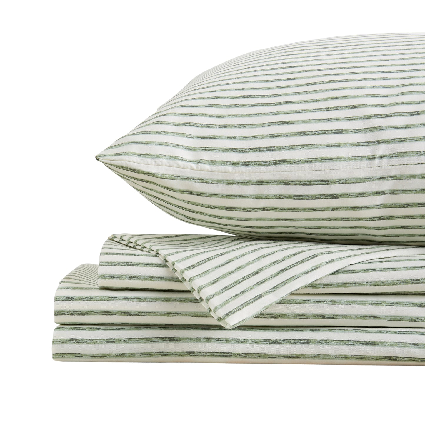 Striped Microfiber Sheet Set